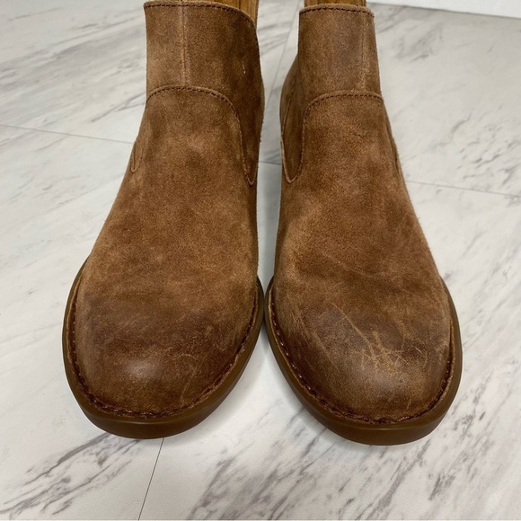 Born Beth Brown Distressed Suede Bootie 6 1/2 M - Picture 10 of 14